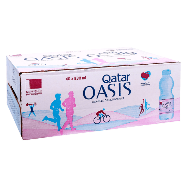 Qatar Oasis Water 330 mL Pet 40 Pc