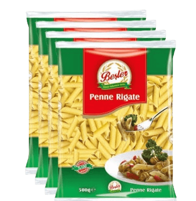 Besler Penne Rigate Pasta 4 x 400g